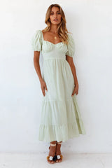Summer Road-trip Maxi Dress Sage
