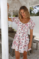 Changing Of Seasons Dress Purple