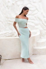 Coastal Reverie Maxi Dress Sage