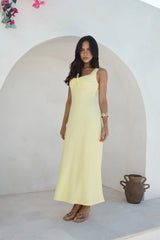 Lemon Squeeze Maxi Dress Yellow