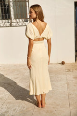 Growing Garden Maxi Dress Yellow