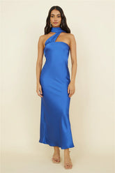 Over The Pond Maxi Dress Navy Blue