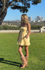 Kimmy Yellow Mini Dress