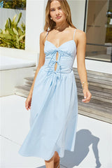 Sincerely True Maxi Dress Blue