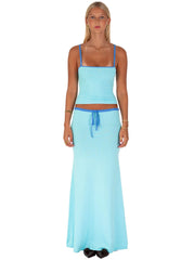 Lilly Maxi Skirt | Sky