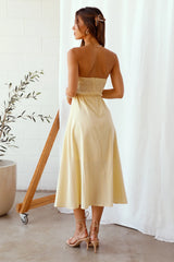 My Advice Maxi Dress Yellow