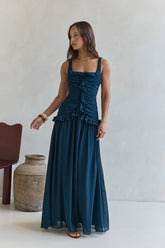 Shoreline Luxe Maxi Dress Green
