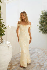 Off The Record Maxi Dress Yellow
