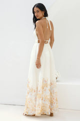 The Meadow���s Secret Halter Maxi Dress Yellow