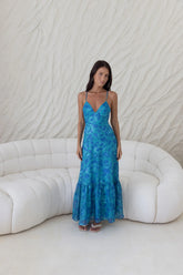Ros�� Horizon Maxi Dress Blue