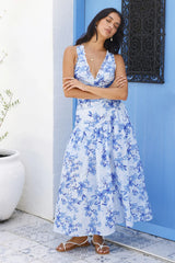 Enchanted Isles Maxi Dress Blue