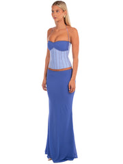 Angelina Maxi Skirt | Bluebell