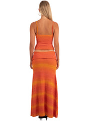 Gabriella Maxi Skirt | Papaya