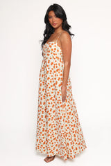 Leah Maxi Dress - Clementine Print