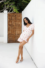 Wildflower Secrets Mini Dress White
