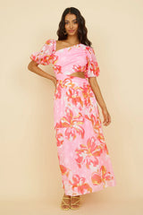 Pretty Lies Maxi Dress Pink