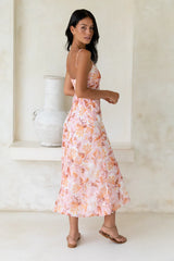 Bed Of Roses Maxi Dress Pink