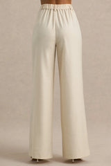 Bellarose | Nude Wide-Leg Trousers