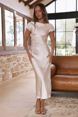 Siren Melody Maxi Dress Champagne