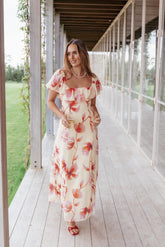Kamie Maxi Dress - Pink Floral
