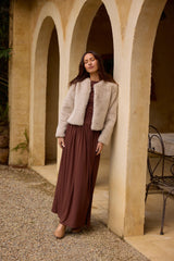 Nalla Maxi Dress Brown