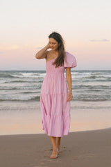Strawberry Daiquiri Maxi Dress Pink