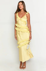 Evan Yellow Maxi Dress