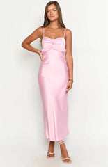 Bella Pink Maxi Dress