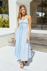Sincerely True Maxi Dress Blue