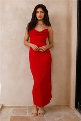 Caribbean Breeze Maxi Dress Red