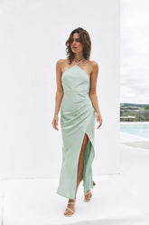 Summer's Embrace Midi Dress Sage