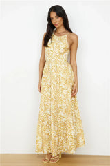 Take You Home Maxi Dress Yellow