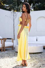 Don't Speak Maxi Dress Yellow
