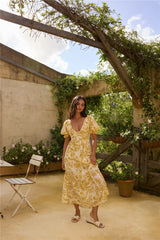 Golden Child Maxi Dress Yellow