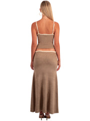 Tabitha Maxi Skirt | Khaki