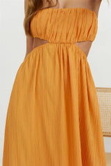 Delphina Maxi Dress Orange