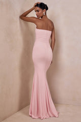 Ceremony | Pink Bandeau Maxi Dress