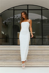 Vacation Mode Maxi Dress White