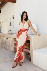 Sahara Sunset Maxi Dress Cream