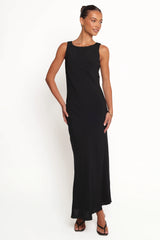 Flavia Maxi Dress - Black
