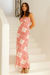 Turning Point Maxi Dress Red