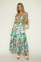 Afternoon Glow Maxi Dress Floral