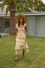 Dalia Maxi Dress Yellow