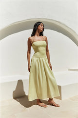 Blessed Destiny Maxi Dress Yellow