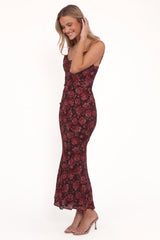 Esmeralda Maxi Dress - Pink Floral
