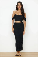 Dance Darling Maxi Skirt Black