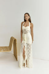 Annika Maxi Dress Lemon