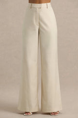 Bellarose | Nude Wide-Leg Trousers