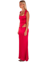 Valerie Maxi Skirt | Cherry