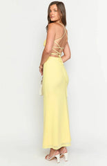 Sonia Yellow Maxi Dress